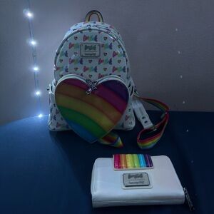 Lisa Frank Loungefly, Comes with Matching Wallet